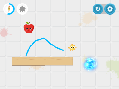 Fruit Escape Draw Line